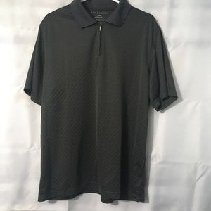 Men’s Size Large Gray Polo Shirt Via Europa New w/o tags
